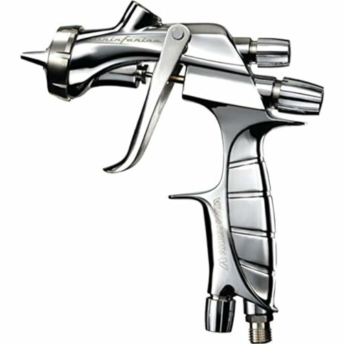 Chrome paint spray gun with adjustable nozzles